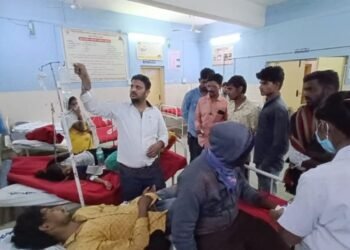 शेवडी शेतात मधमाशी ने चावा घेतल्याने 10 शेतकरी जख्मी…