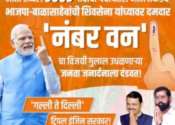 भाजपा नंबर 1, ग्रामपंचायत निवडणुकीत’भाजपा’चा अभूतपूर्व विजय…