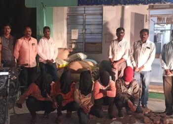 गोडाऊन फोडून चोरी केलेल्या तुरीच्या कट्ट्यासह 5 आरोपींना लातूरात अटक…