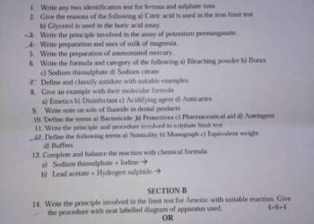 ‘डीफार्मसी’चा पेपर फुटला, प्रश्न सोशल मीडियात व्हायरल…