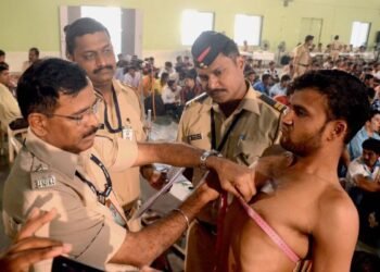 नाशकात पोलीस भरतीच्या 179 जागांसाठी तब्बल 21 हजार 49 उमेदवार मैदानात