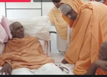 विजयपूर :- श्री सिद्धेश्वर स्वामीजींची प्रकृती स्थिर, आज सायंकाळी 7 वाजता देणार दर्शन