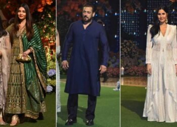 अँटेलिया सजलं, घर आनंदानं भरलं; अनंत-राधिकाच्या साखरपुड्यात बॉलिवूड सेलिब्रिटींची मांदियाळी