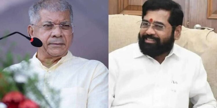 एकनाथ शिंदेंनी भाजपची साथ सोडली तर युतीबाबत विचार करू : प्रकाश आंबेडकर