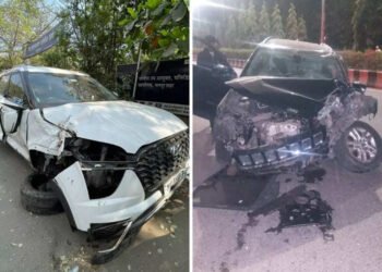 दोन डॉक्टरांची कारची रेस,जिंकण्याच्या नादात नियंत्रण सुटलं अन् घडला एकच थरार…