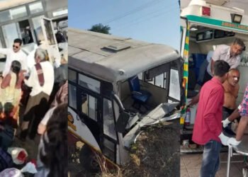 ST चा स्टेअरिंग रॉड तुटला, भीषण अपघात; रक्तबंबाळ अन् विव्हळणाऱ्या प्रवाशांच्या मदतीसाठी धावा