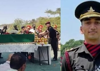 पहिलाच लष्करी अधिकारी, दोन वर्षांपूर्वी सत्कार अन् आज अंत्यसंस्कार…