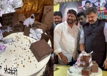 वाढदिवस मुख्यमंत्र्यांचा पण जितेंद्र आव्हाडांनी कापला केक…