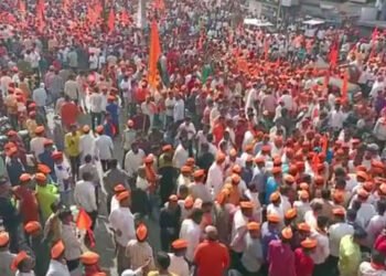 सोलापुरात हिंदू गर्जना मोर्चात अवतरला हिंदूंचा महासागर…
