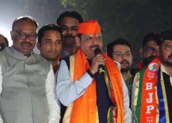 हेमंत रासने यांच्या प्रचारार्थ भव्य रोड शो चा समारोप..