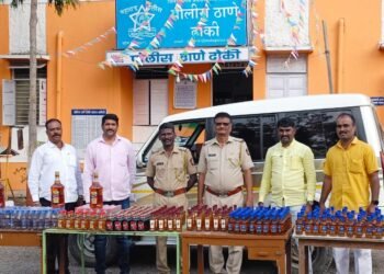धाराशिव:- देशीदारू आणि टाटासुमोसह लाखोंचा ऐवज जप्त,ढोकी पोलिसांची धडाकेबाज कामगिरी…