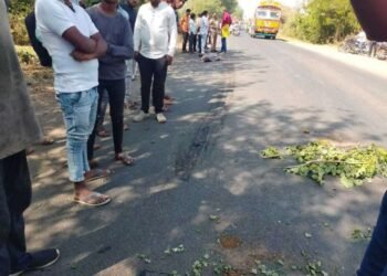 तुळजापूर नळदुर्ग रस्त्यावर पादचारी इसमास अज्ञात वाहनाने चिरडल्याने 38 वर्षिय इसम ठार…