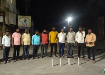 छत्रपती संभाजीनगर व धाराशिव असे नामांतर करण्यास केंद्र सरकारने मंजुरी दिल्याने साखर वाटुन आनंदोत्सव साजरा केला…