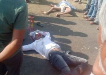 गंगाखेड पालम रस्त्यावरील दुचाकी व बसच्या अपघातात  आजोबा व नातु जागिच ठार…