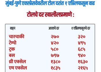 पुणे-मुंबई एक्स्प्रेस वेरील प्रवास महागला !