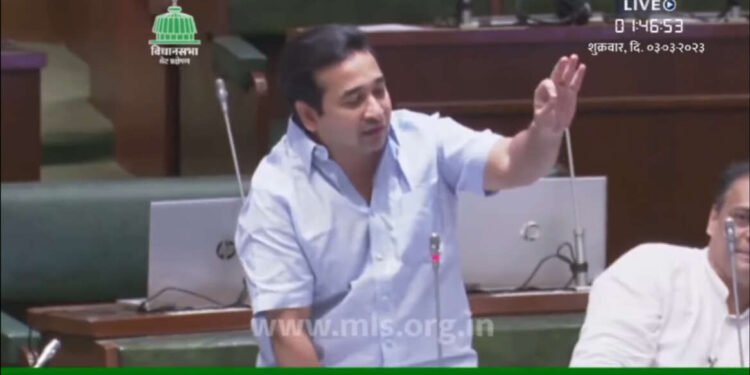 2019 पासून एका भटक्या कुत्र्याचा त्रास संपूर्ण महाराष्ट्राला होतोय – आमदार नितेश राणे