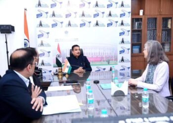 ऑस्ट्रियाच्या राजदूत कॅथरीना विझर यांनी नितीन गडकरी यांची भेट घेतली.