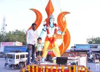 श्रीराम भक्तांच्या उत्साही वातावरणात मंठा येथे श्रीराम जयंती साजरी…..