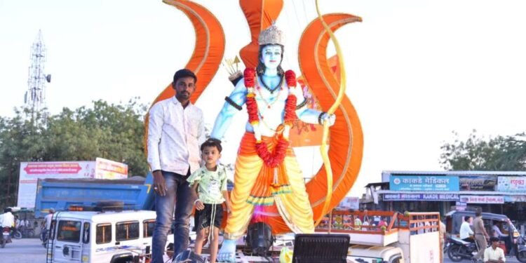 श्रीराम भक्तांच्या उत्साही वातावरणात मंठा येथे श्रीराम जयंती साजरी…..