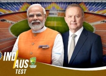 मोदी स्टेडियमवर दोन्ही देशाचे पंतप्रधान दाखल….