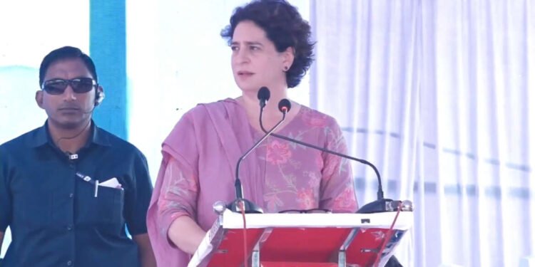 प्रियांका गांधी – सार्वजनिक सभा, नवलगुंड, धारवाड. कर्नाटक….