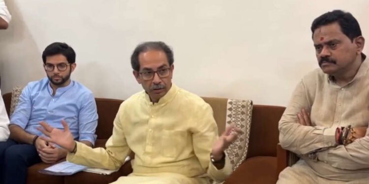 ठाणे – LIVE- उद्धव यांची पत्रकार परिषद…..