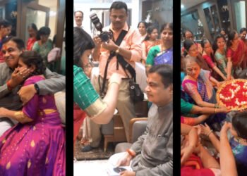 नातवंडांचा गोतावळा, नातलगांची तयारी, गडकरींचं बर्थडे सेलिब्रेशन…..