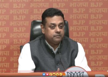 नवी दिल्लीतील पक्षाच्या मुख्यालयात भाजपचे राष्ट्रीय प्रवक्ते डॉ. संबित पात्रा यांची मीडिया ब्रीफिंग…..