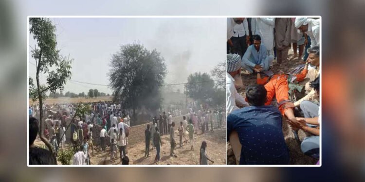 राजस्थानमध्ये घरावर मिग-२१ विमान कोसळलं, गच्चीवर झोपलेल्या महिलेसह दोघांचा मृत्यू….