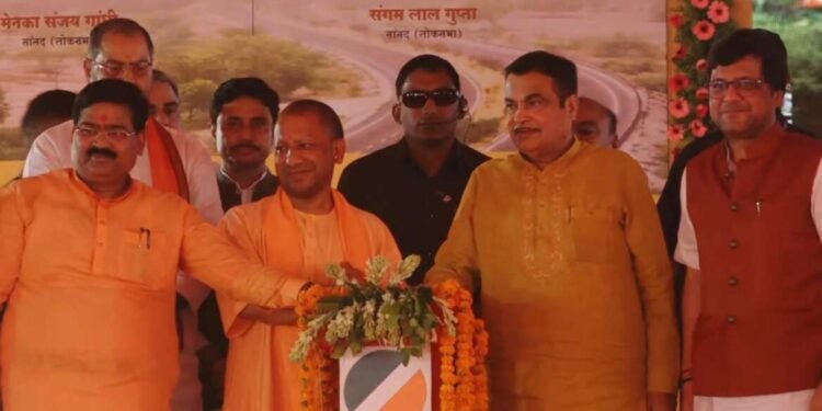 उत्तर प्रदेशातील प्रतापगढ भागात 2,200 कोटी रुपयांच्या 5 NH प्रकल्पांची पायाभरणी…..