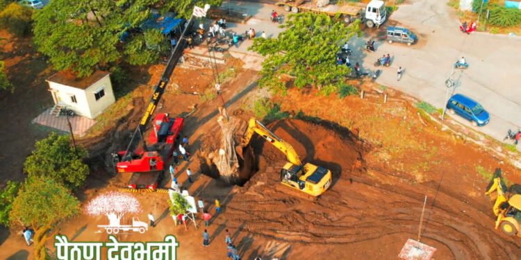 छत्रपती संभाजी नगर – पैठण राष्ट्रीय महामार्गावरील 51 वटवृक्षांचे पुनर्रोपण – नितीन गडकरी