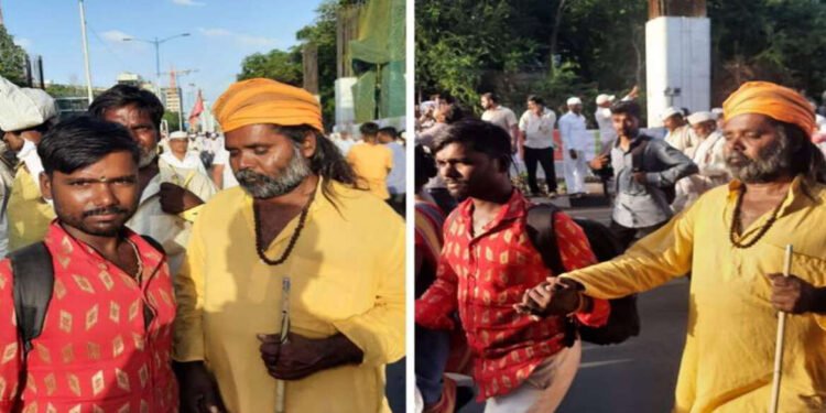 माऊलीचं ११ दिवसांपूर्वी निधन; अंध बापाला पंढरीच्या वारीचं दर्शन घडवणारा ‘श्रावण’बाळ