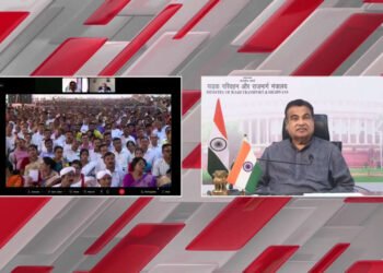 आसाममध्ये 1,450 कोटी रुपयांच्या 4 NH प्रकल्पांच्या उद्घाटन आणि पायाभरणी समारंभ…..