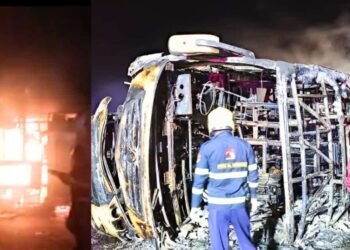 समृद्धी महामार्गावरील बस अपघातात 25 जणांचा होरपळून मृत्यू