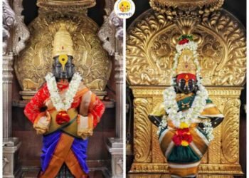 श्री विठ्ठल रुक्मिणी मातेचा आज संध्याकाळचा पोषाख आणि दर्शन….