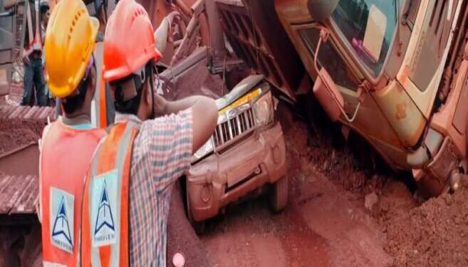 गडचिरोली : सुरजागड पहाडावरील अपघातातात तीन ठार….