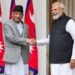 पंतप्रधान मोदी यांनी नेपाळच्या पंतप्रधानांशी साधला संवाद….