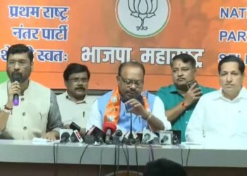 प्रदेशाध्यक्ष चंद्रशेखर बावनकुळे यांची भाजप कार्यालय नरिमन पॉइंट येथे माध्यमांशी संवाद