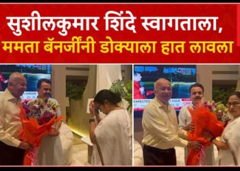 सुशीलकुमारांना पाहून ममता बॅनर्जींनी डोक्याला हात लावला