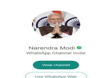 पंतप्रधान मोदी यांची आता ‘व्हॉट्सअॅप’ वाहिनीवरही उपस्थिती