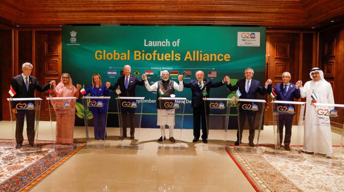 जागतिक जैवइंधन आघाडीची स्थापना