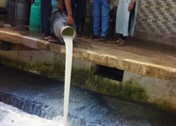 भंडारा : भेसळयुक्त दूधसाठा नष्ट केला