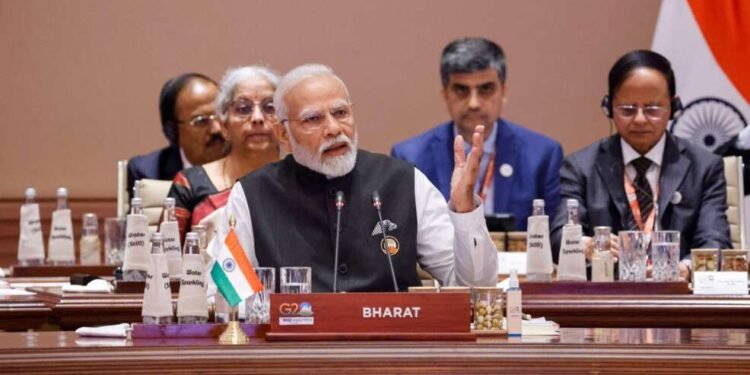 G20Summit :- यशस्वी झाल्यानंतर भाजप मुख्यालयात पंतप्रधान नरेंद्र मोदीजी यांचे हार्दिक स्वागत….