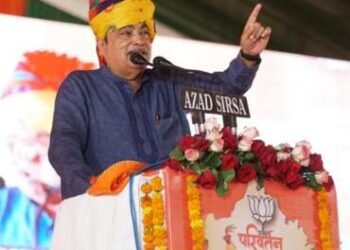 नितीन गडकरी :- आशीर्वाद यात्रा – खांडवा, मध्य प्रदेश……