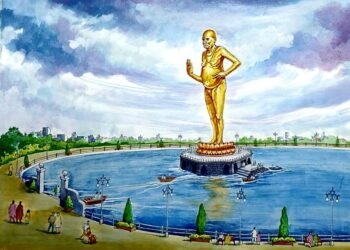 स्वामींची धातु मधील भव्य शिल्प अक्कलकोट मधील राम तलावा मध्ये स्थापित होणार