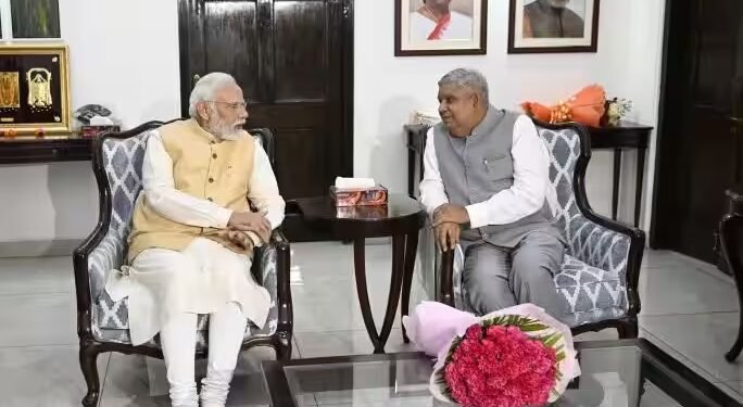 उपराष्ट्रपतींनी पंतप्रधानांना दिल्या वाढदिवसाच्या शुभेच्छा