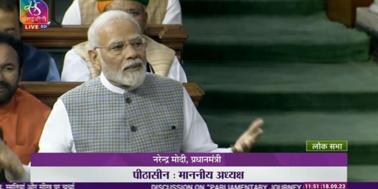 LIVE :- पंतप्रधान नरेंद्र मोदी यांचे लोकसभेतील भाषण….