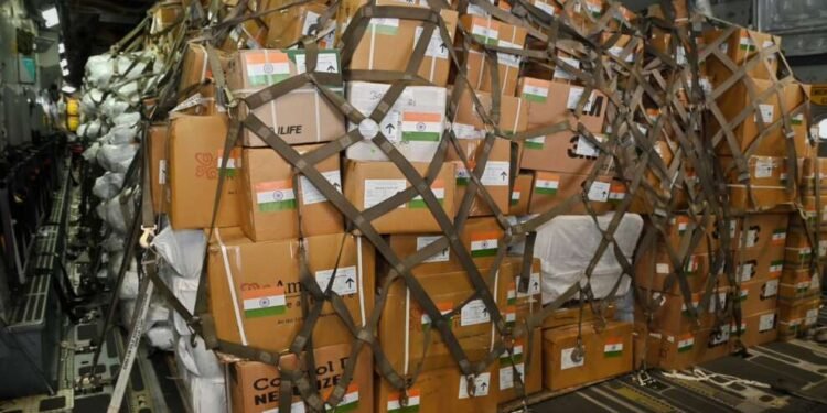 पॅलेस्टाईनच्या युद्धपीडितांसाठी भारताकडून मदत