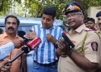 उपमुख्यमंत्री खोटं बोलले का? ; मुलुंड टोल नाक्यावर आंदोलन करण्यापूर्वीच अविनाश जाधव पोलिसांच्या ताब्यात