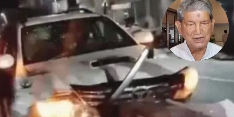 उत्तराखंड : हरीश रावत कार अपघातात जखमी